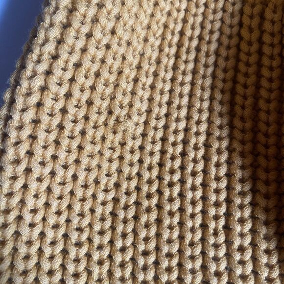 Jenni Kayne Fisherman Organic Cotton Blend Sweater Mustard Yellow - Picture 13 of 14